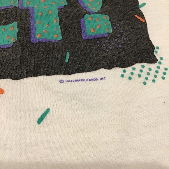 90s Vintage Center Star Single Stitch Hallmark Tee - Mens Size XL - Made In USA - Picture 4 of 9